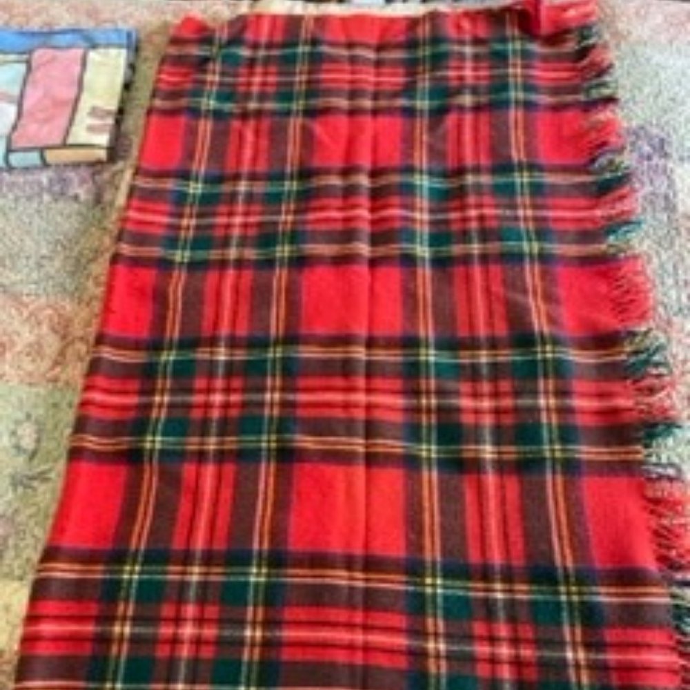 Vintage Arvic Clan Classic Wool Throw
